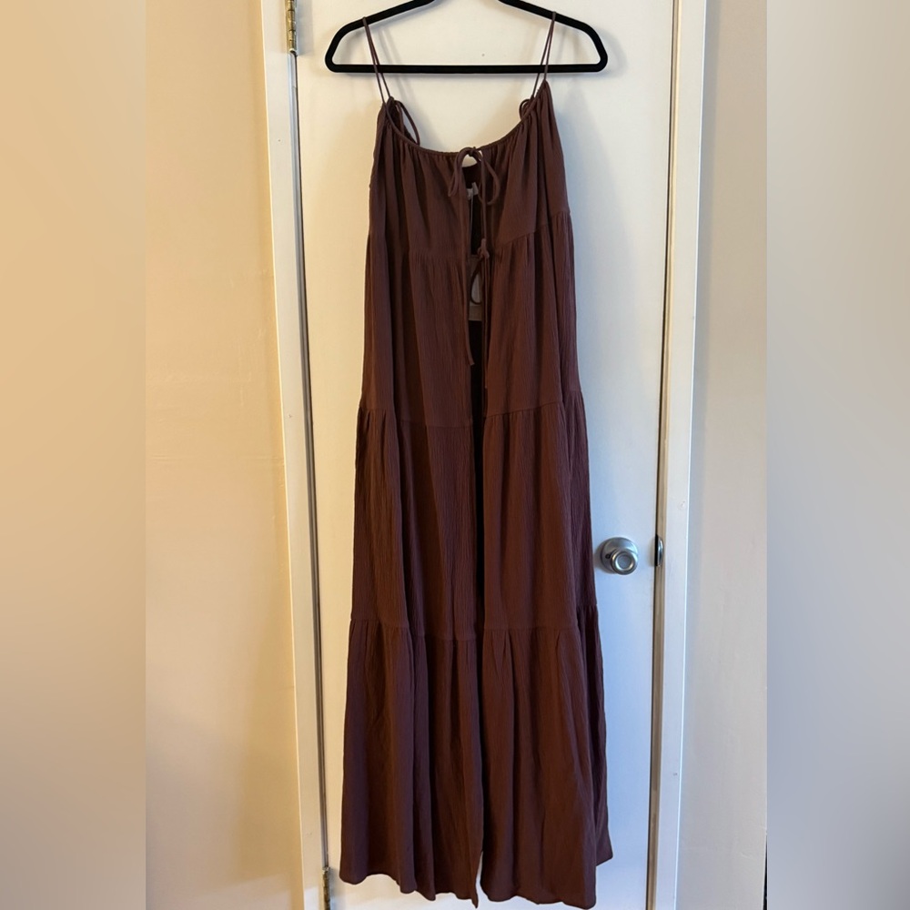Meshki Lenny Cotton Tie Maxi Dress - Picture 2 of 7